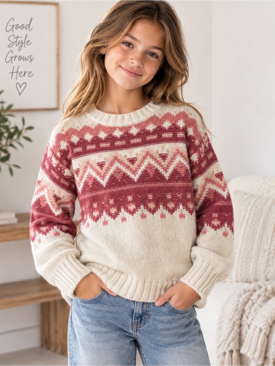 abercrombie kids Sweaters - Abercrombie Kids Fair Isle Sweater – Size 11/12